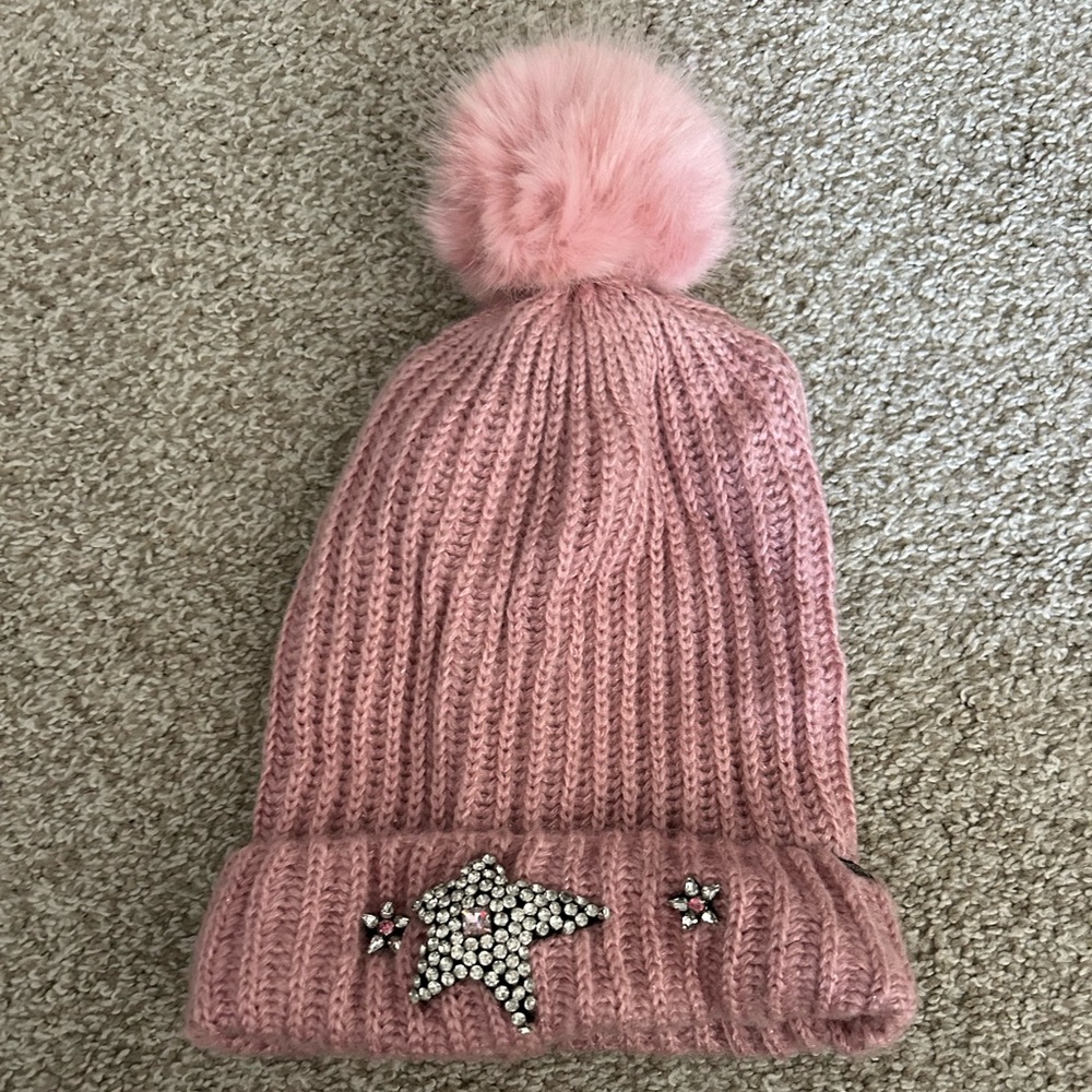 Pink hat